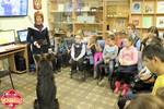 Четвероногие друзья встретились с читателями библиотеки для слепых (г. Челябинск)
