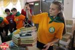 Активисты детской организации "Детство без границ" Содружества "Я-МАЛ" (Ноябрьск) организовали сбор макулатуры