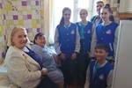 Активисты РДШ школы №13 (Ноябрьск) посетили ветерана Великой Отечественной войны 