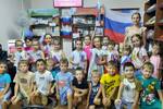 Незлобненская детская библиотека №7 им. А.А. Лиханова провела для ребят детского сада №24 «Теремок» час исторического факта «Символы единства»