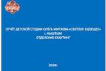 Отчёт о деятельности за 2014 год. Отделение Скаутинг