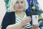 Победитель первого раунда акции "Плечом к плечу"  Любовь Кутьина (фото с подарком)