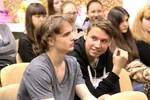 Студия Олега Митяева продолжает организацию специальных показов с обсуждением своего фильма о детях с ВИЧ "Жизнь со знаком +". Школа № 112 г. Челябинска пригласила СОМ-ТВ провести это событие